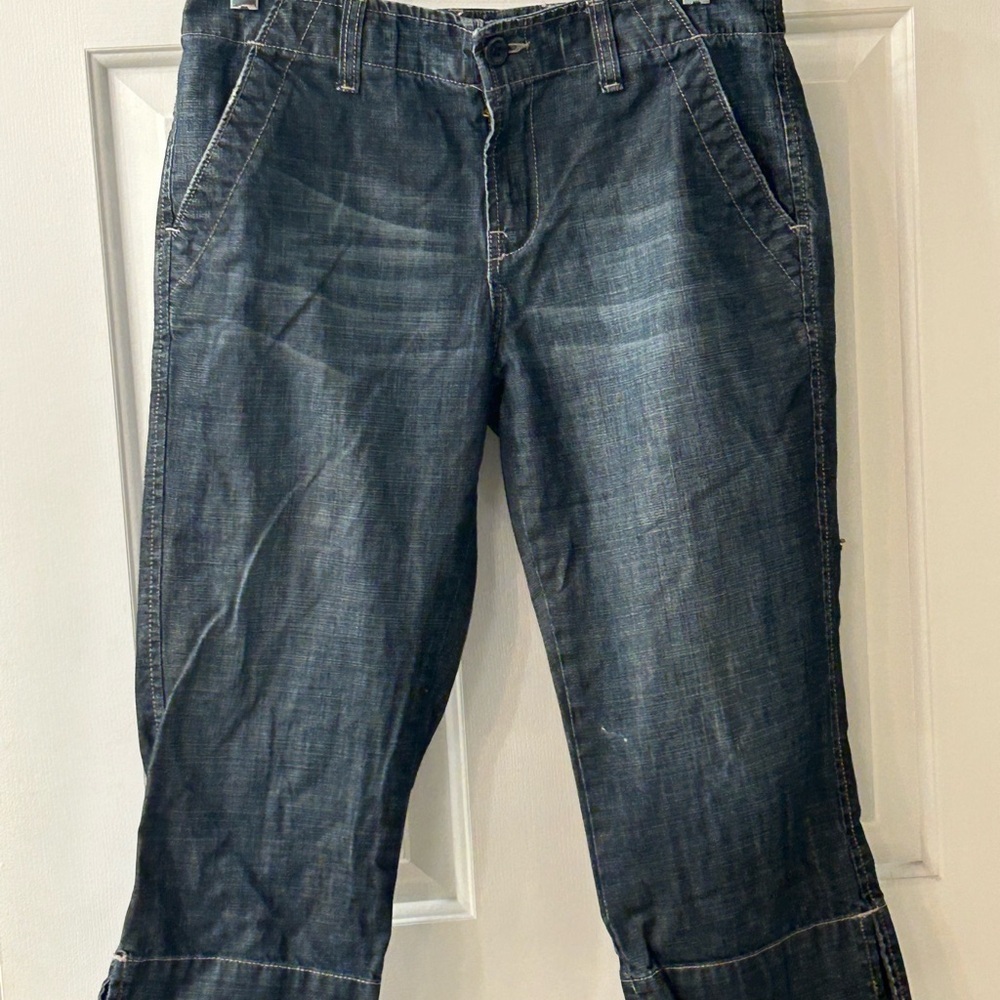 Lucky Brand Indigo Denim Capris - Picture 2 of 2